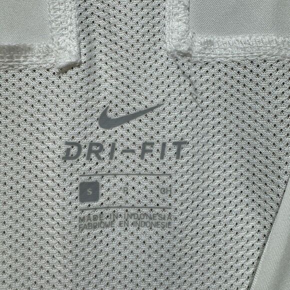 Nike Dri-Fit Untouchable Speed Lacrose T-Shirt NWT Men's Small White V Neck - Picture 9 of 10